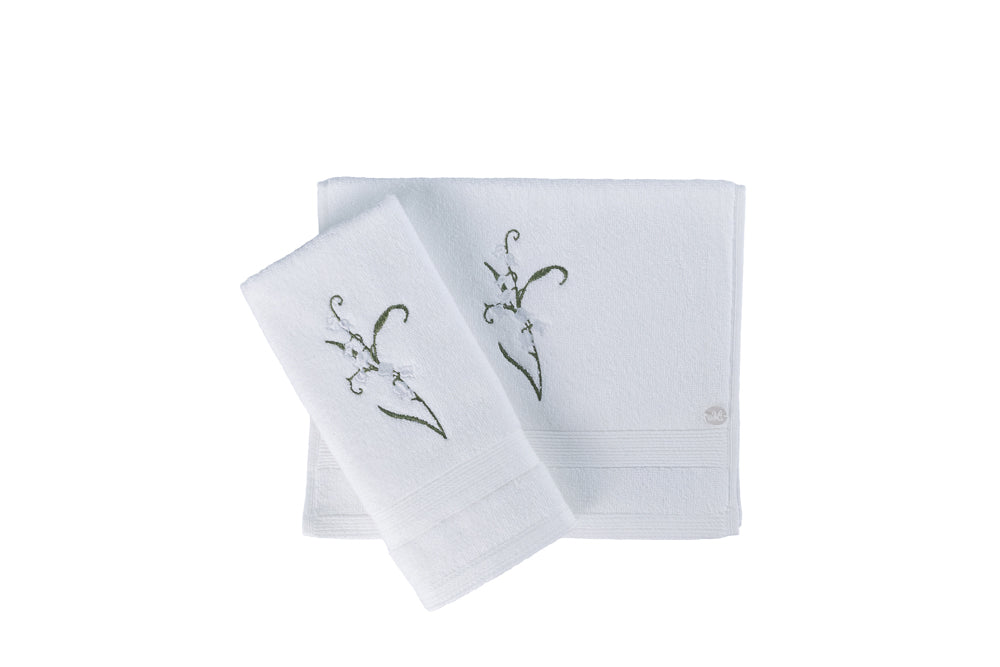 Toalha De lavabo Les Muguets Bordada - Muguet Home