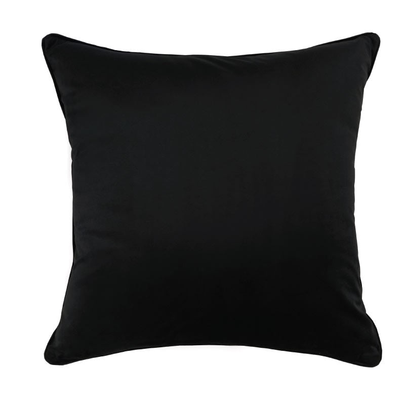 Almofada Royal Veludo Preto 60X60 - Muguet Home