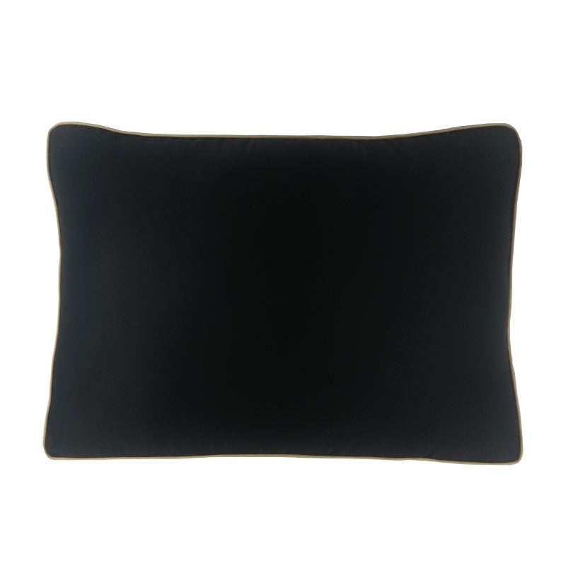 Almofada De Leitura 600 fios Preto Cordonè Gold - Muguet Home