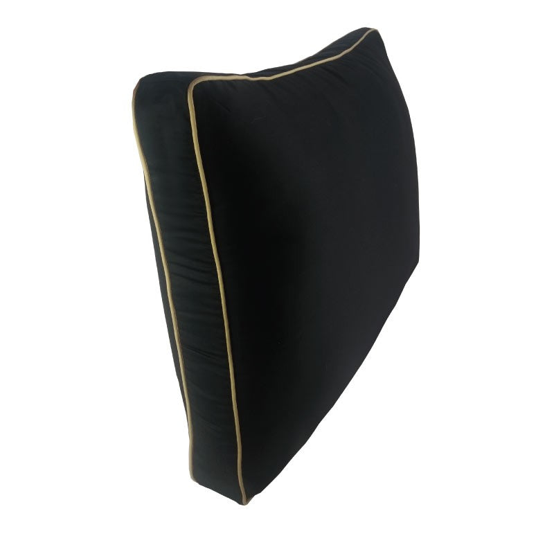 Almofada De Leitura 600 fios Preto Cordonè Gold - Muguet Home