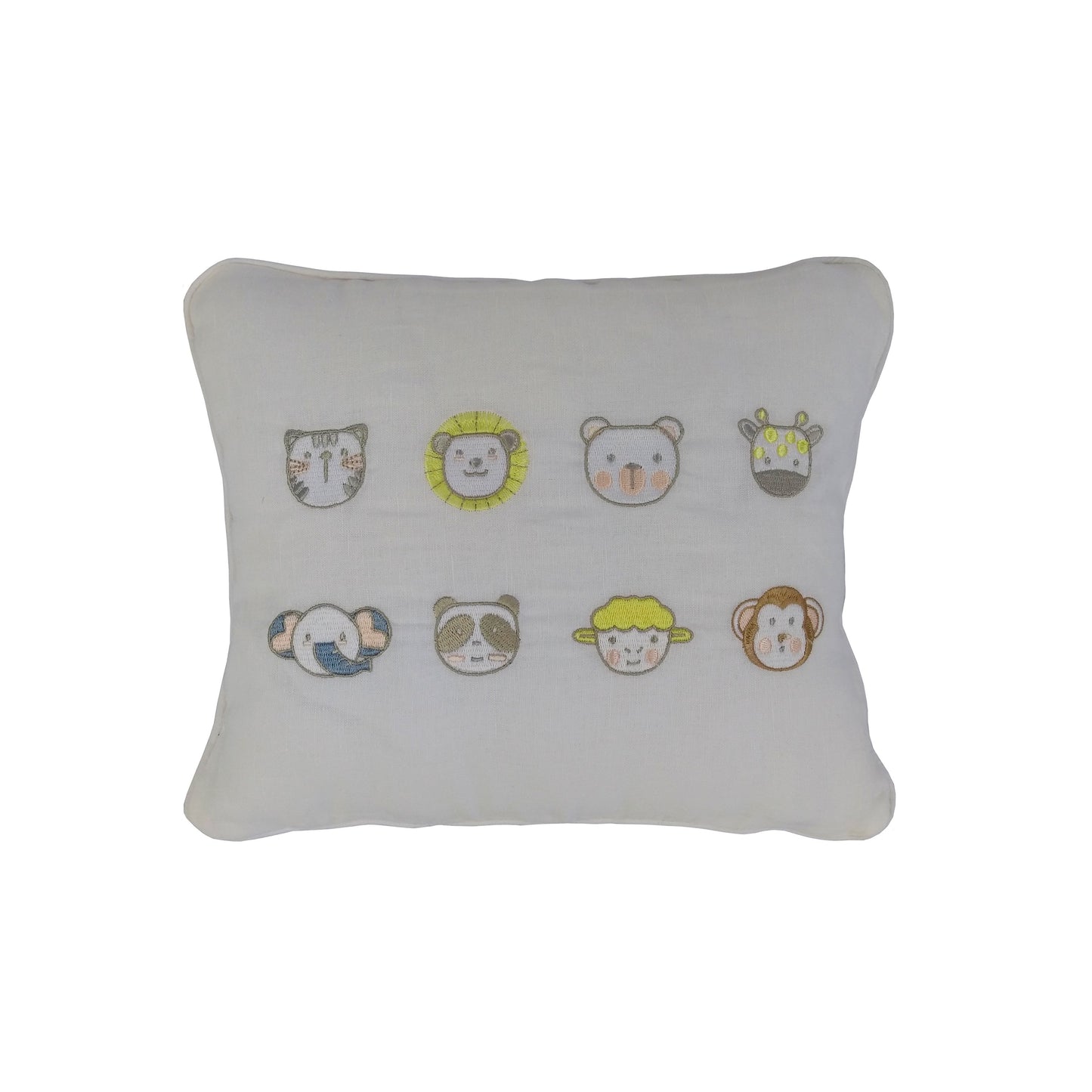 Mini Almofada P/ Ninho Redutor Cute Animals 600 Fios Bordada