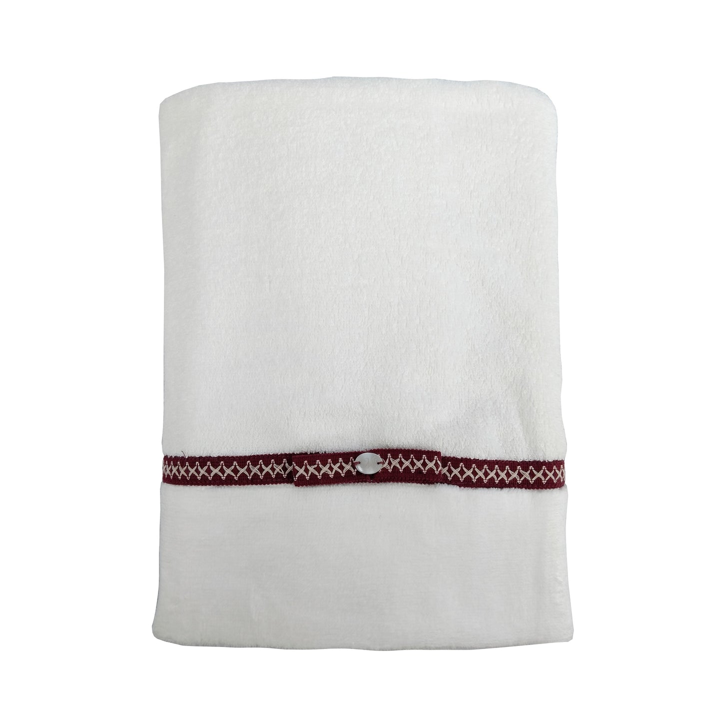 Toalha Spa Serenety Atoalhado Velour Branco 0,70X1,40