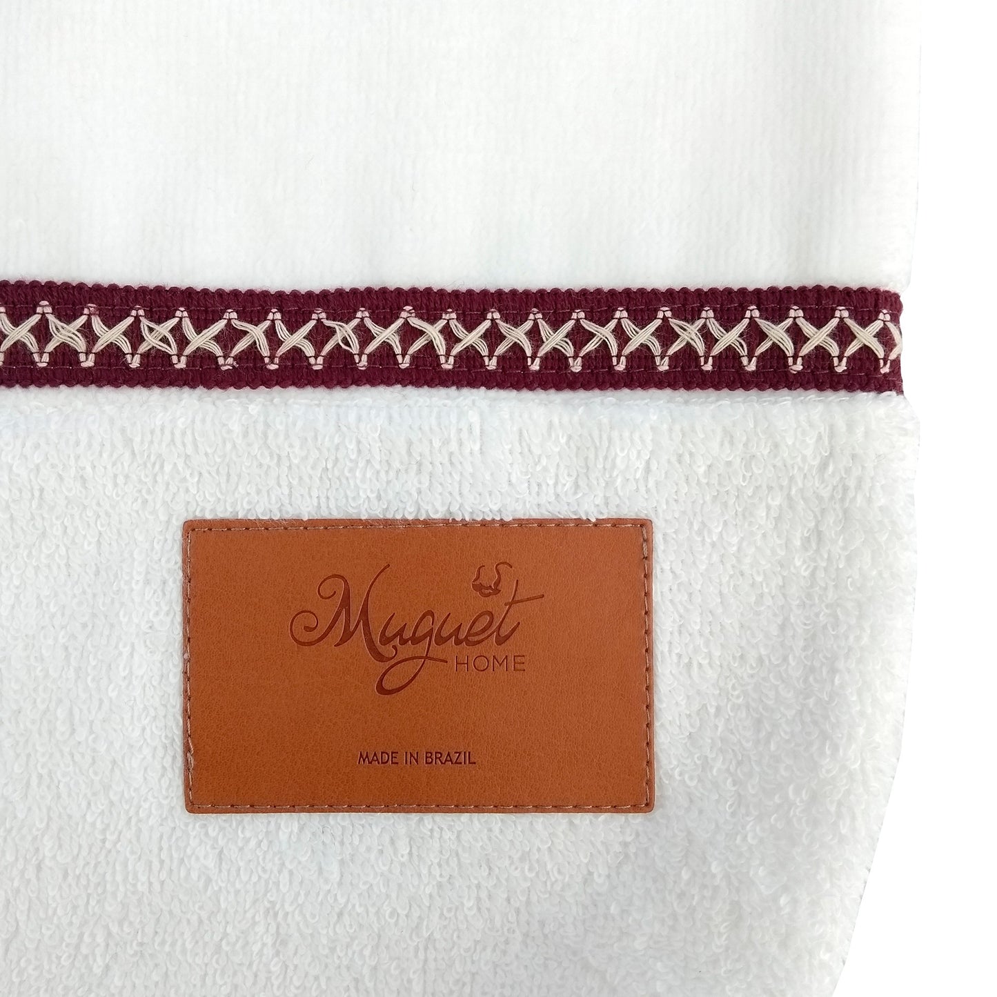 Bolsa Para Spa Serenity Atoalhado Velour Branco 35X45 - Muguet Home