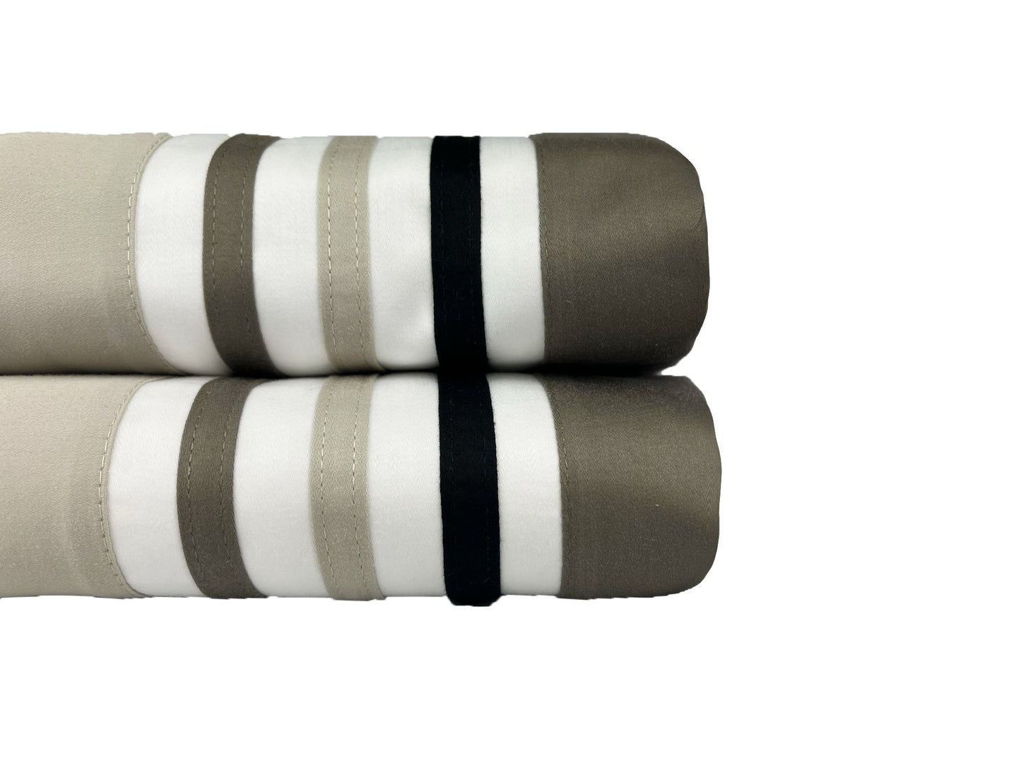 Capa Duvet Let'S Copa Bege/Camur/Preto 600 Fios - Muguet Home