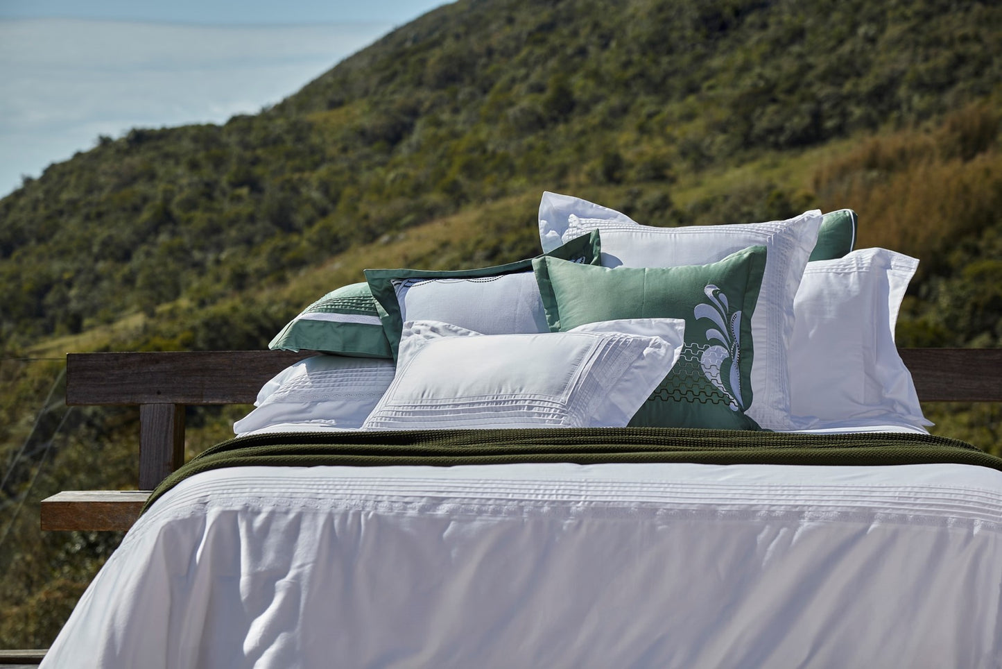 Capa Duvet Darling Branco Bordado Branco