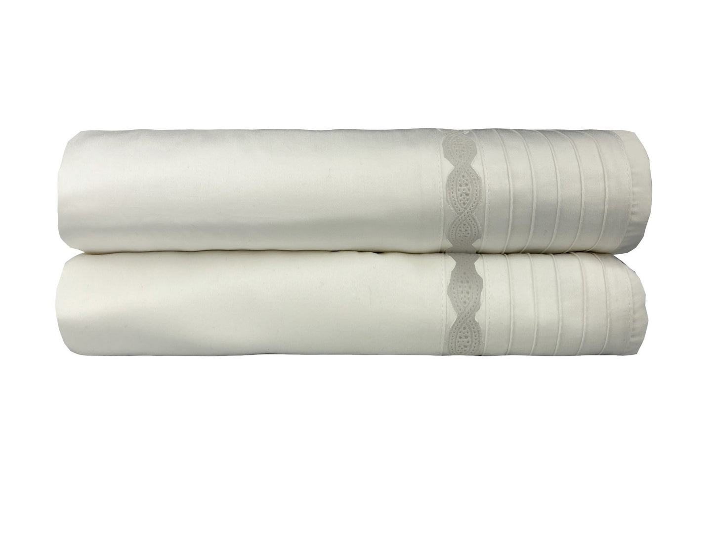 Capa Para Duvet Darling Bordada Bco/Platino 600 Fios - Muguet Home