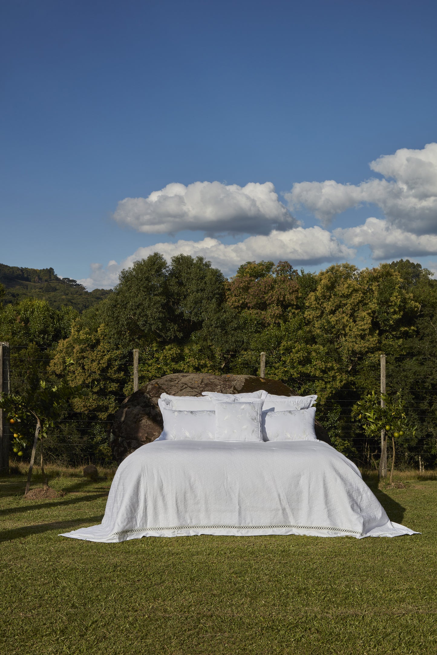 Jogo De Lençol Joieux 1 Er Mai Bordado 600 Fios - Muguet Home