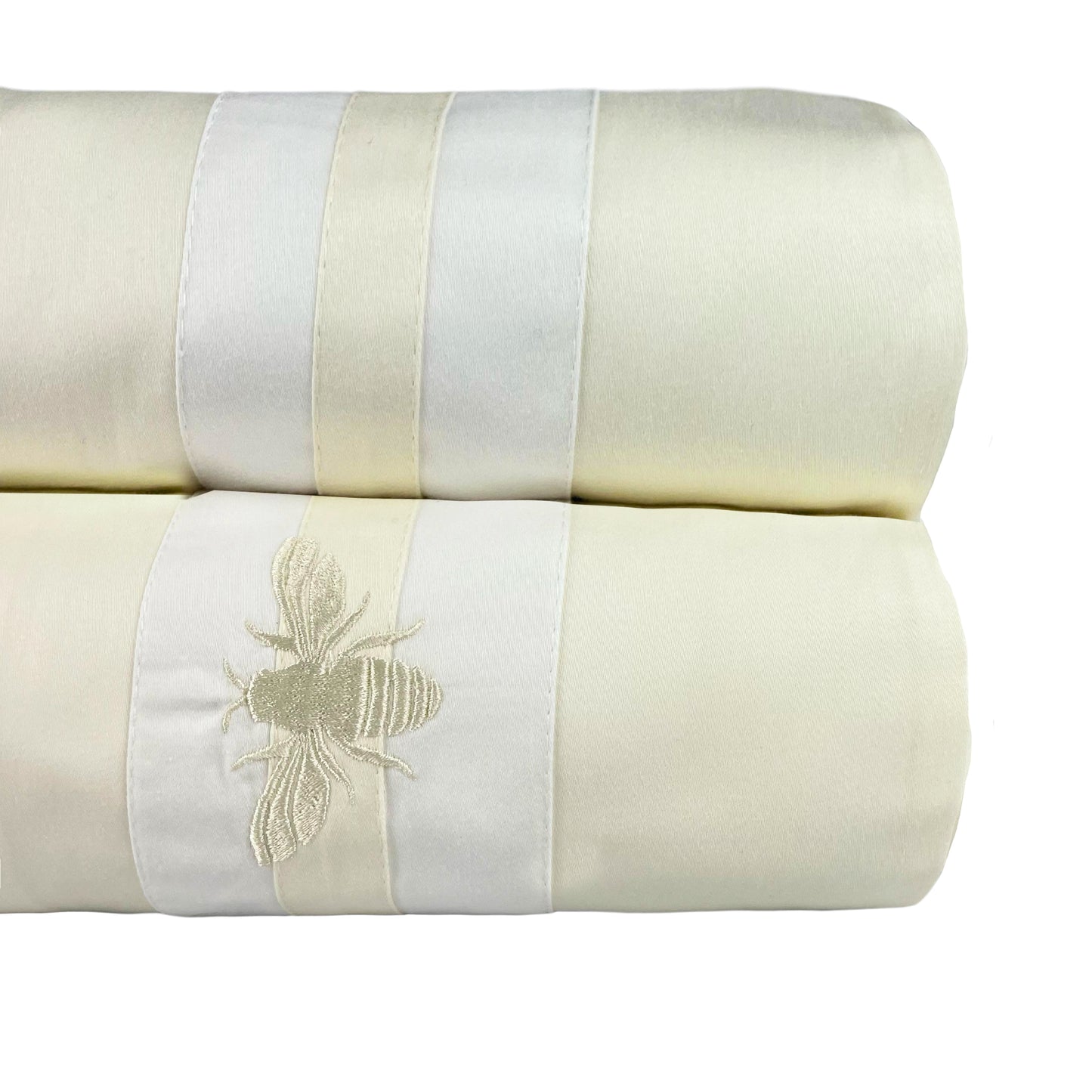 Capa Para Duvet Royal Vanilla Bordada Abelha