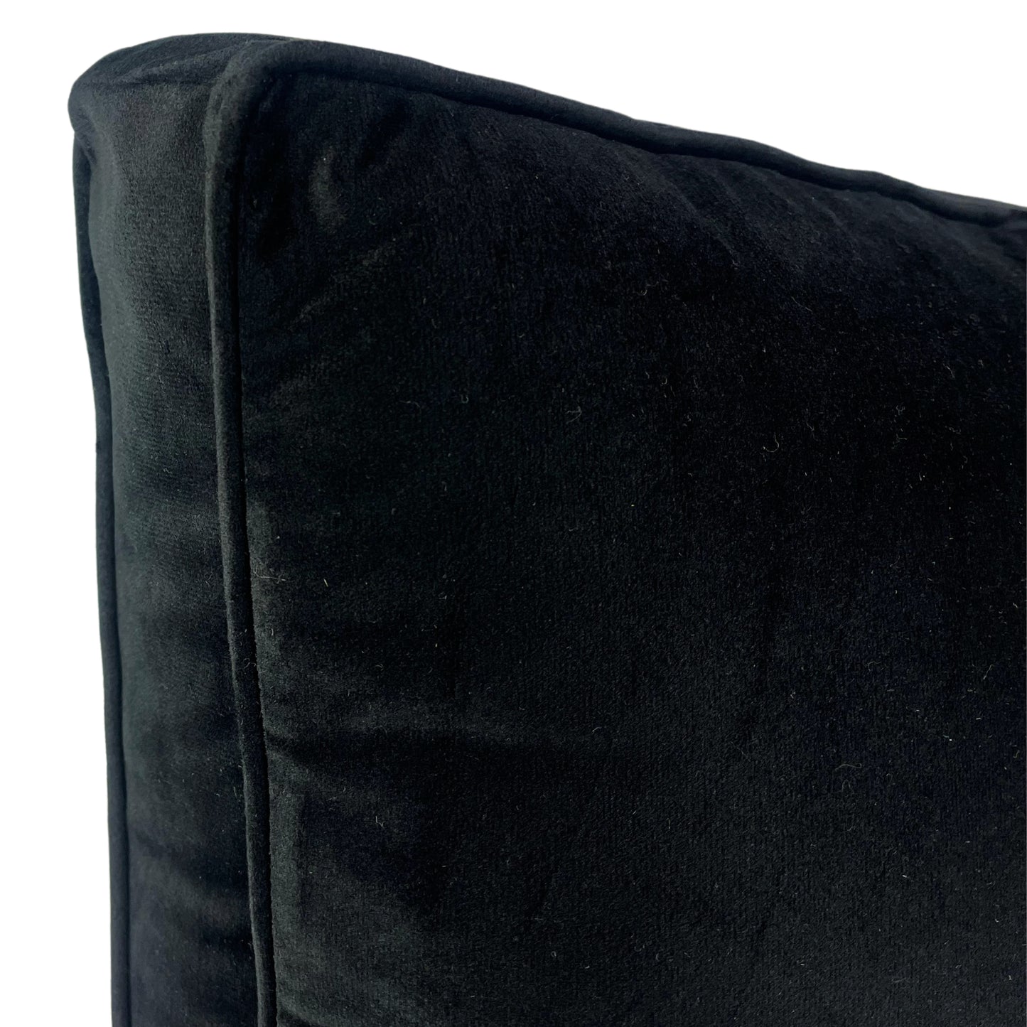 Almofada De Leitura Emperador Veludo Preto