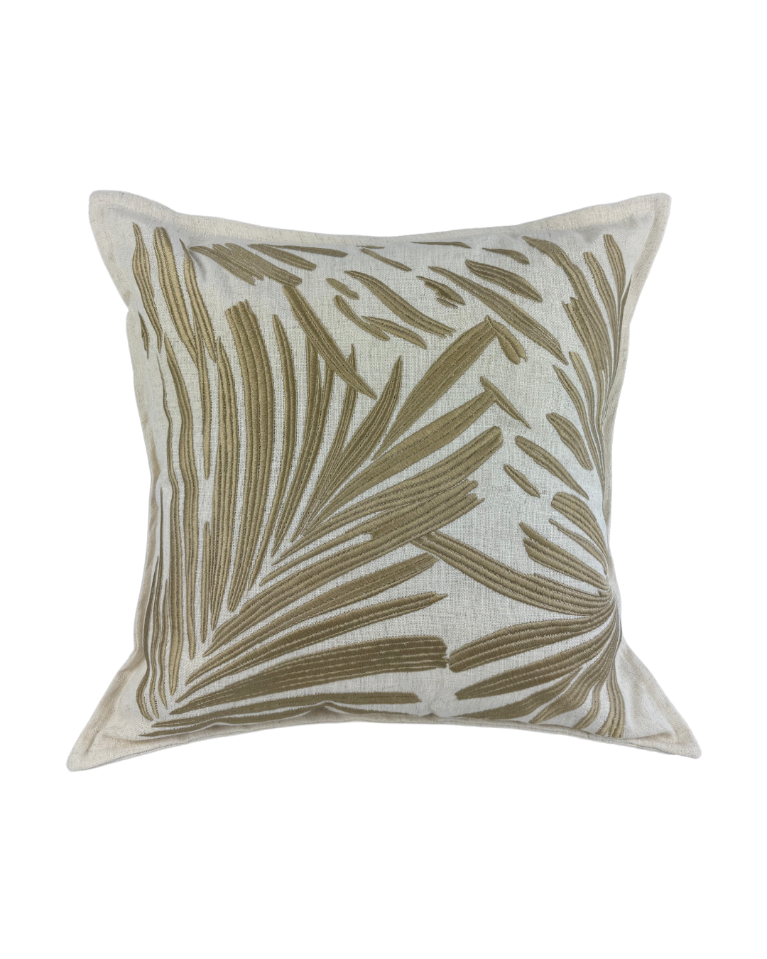Almofada Trancoso Linho Décor Natural Bordada 50x50