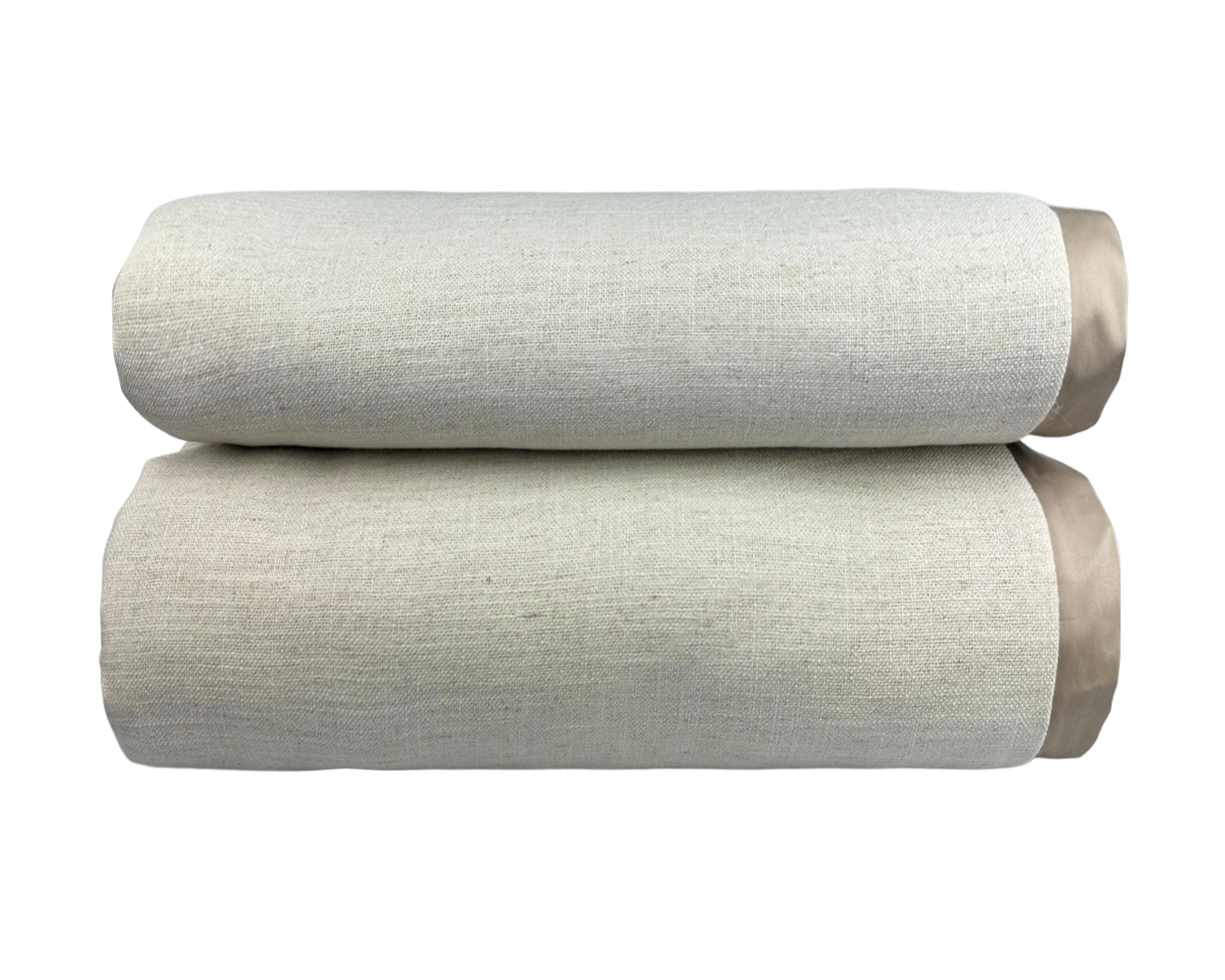 Colcha Trancoso Em Linho Décor Natural/600 fios Bega Dupla Face