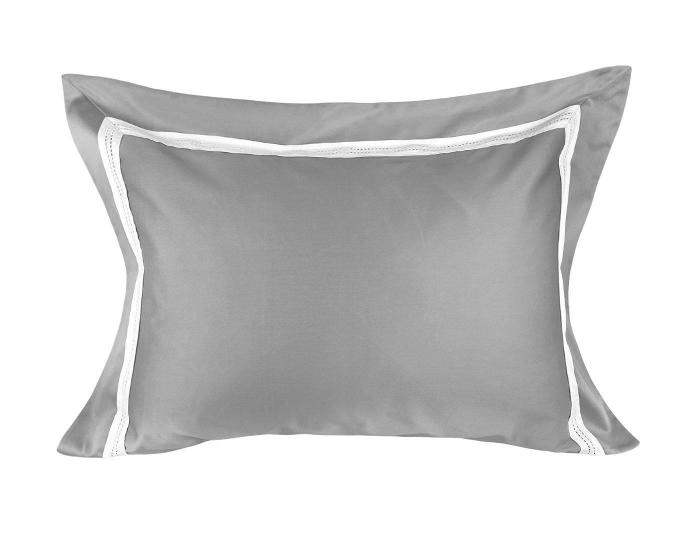 Fronha Avulsa Nice 600 Fios Bordado Ponto Ajour Duplo e Viés