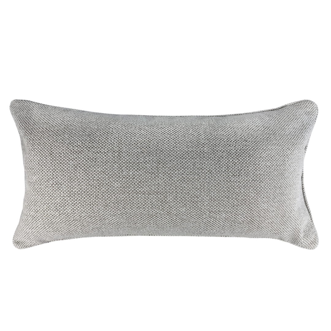 Almofada Petit Pois Tweed Bege/Cinza 40x80