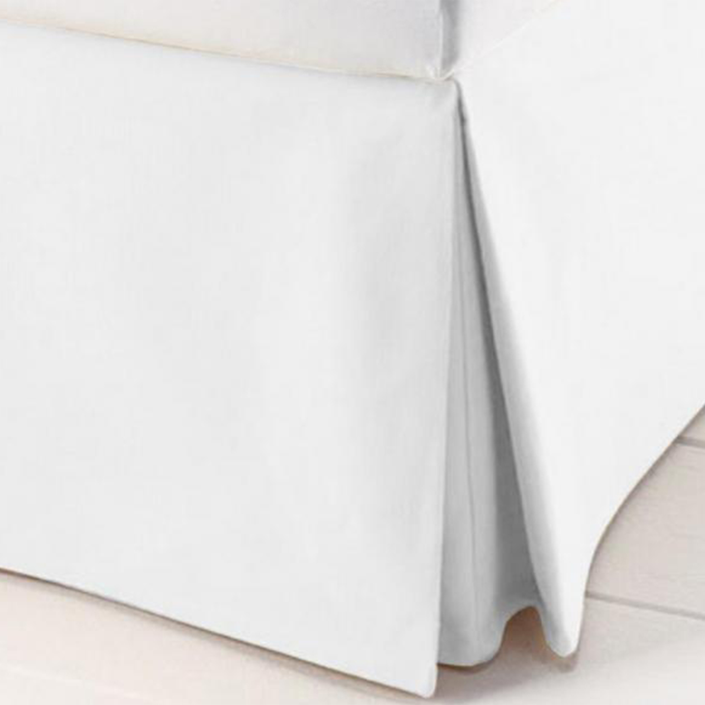 Saia Para Cama Box Branca 600 Fios