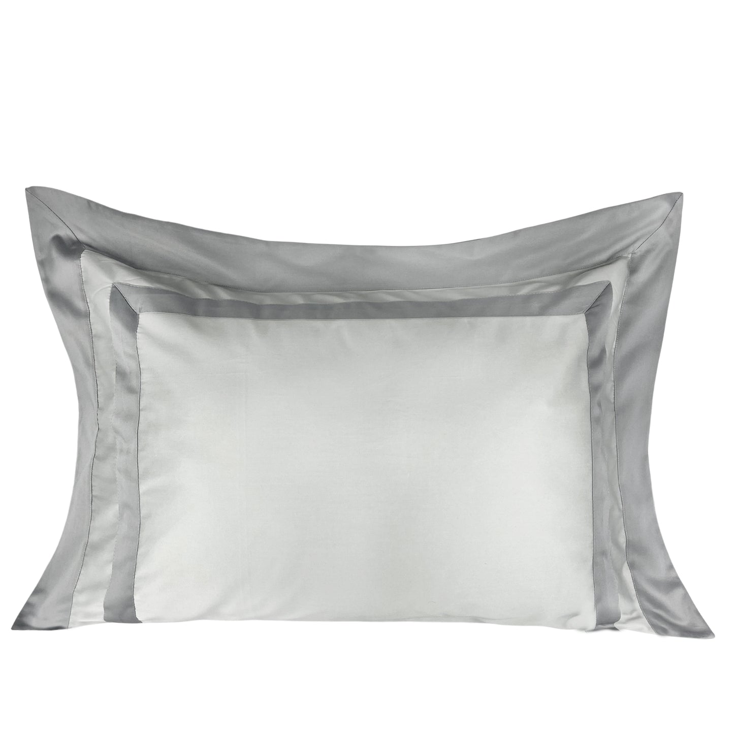 Fronha Avulsa Paisley 600 Fios Platino/Basalto