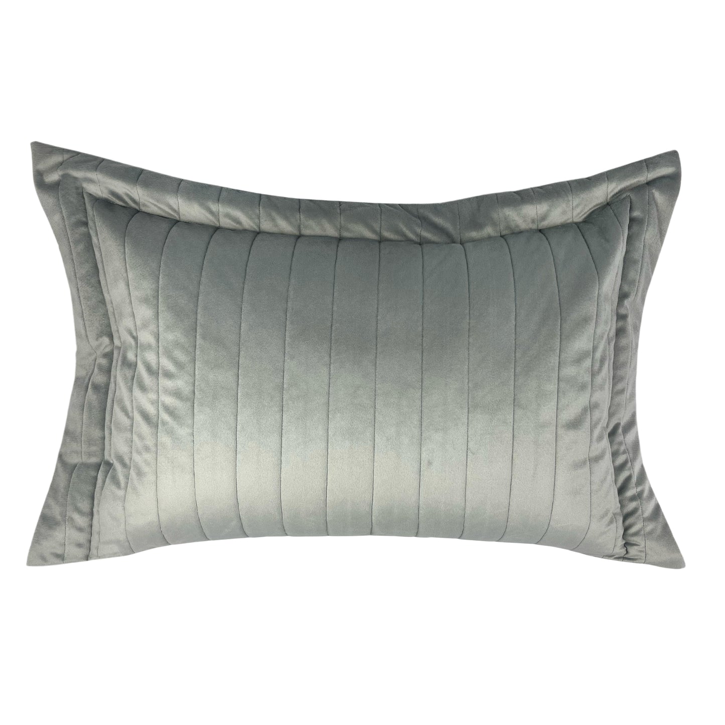 Porta Travesseiro Paisley Veludo Matelassado cor Platino