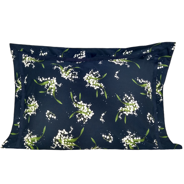 Fronha Avulsa Bonheur Du Muguet Marinho - Muguet Home