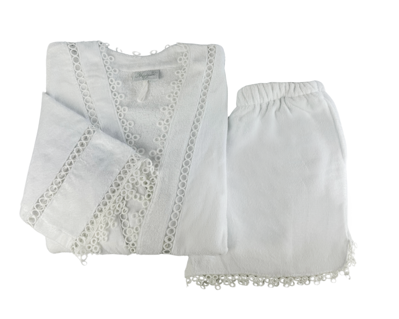 Shorts Trancoso Atoalhado Renda