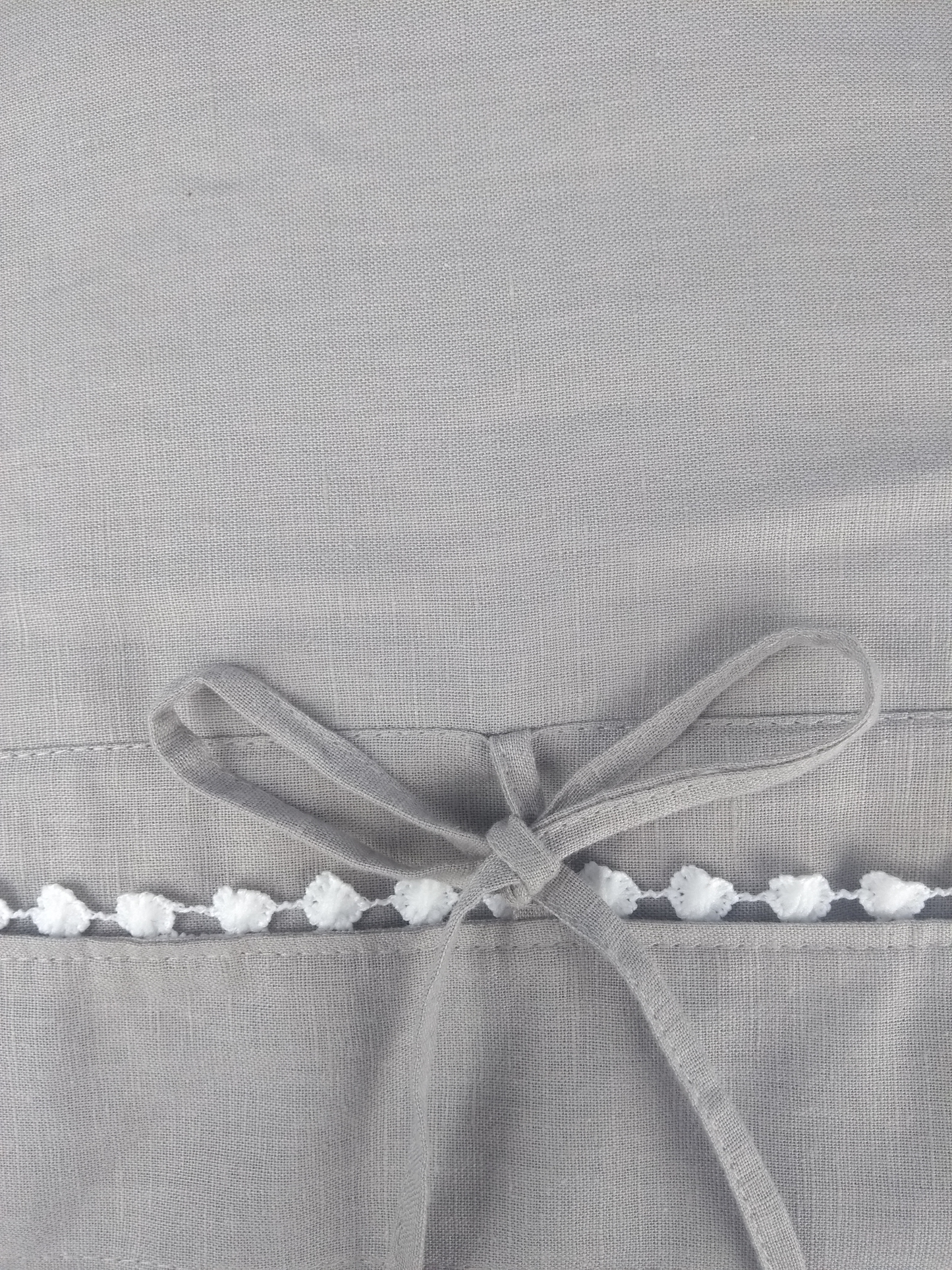 Capa Para Duvet Le Petit Linho Bege Lacos 1,10X1,40 - Muguet Home