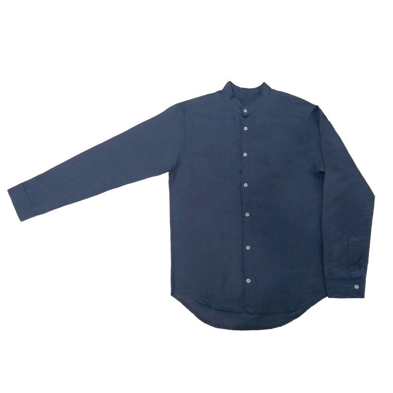 Pijama L`Acqua Masc Curto Linho Azul