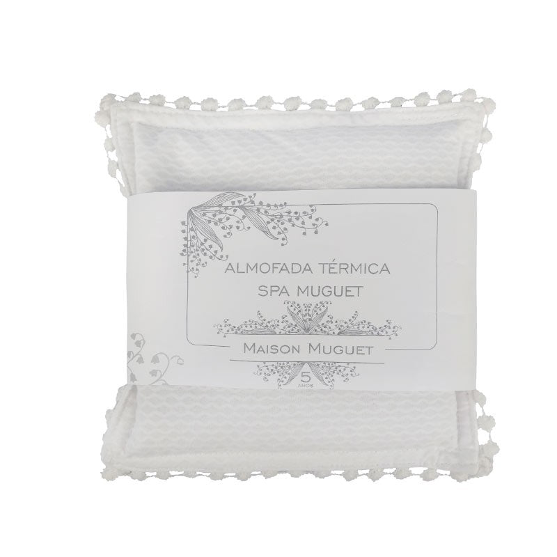 Almofada Terapeutica Linha Spa Com Guipir 20X20 - Muguet Home