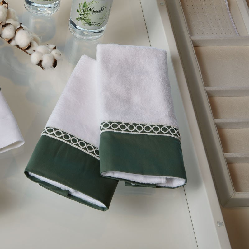 Toalha Lavabo Deauville com Guipir