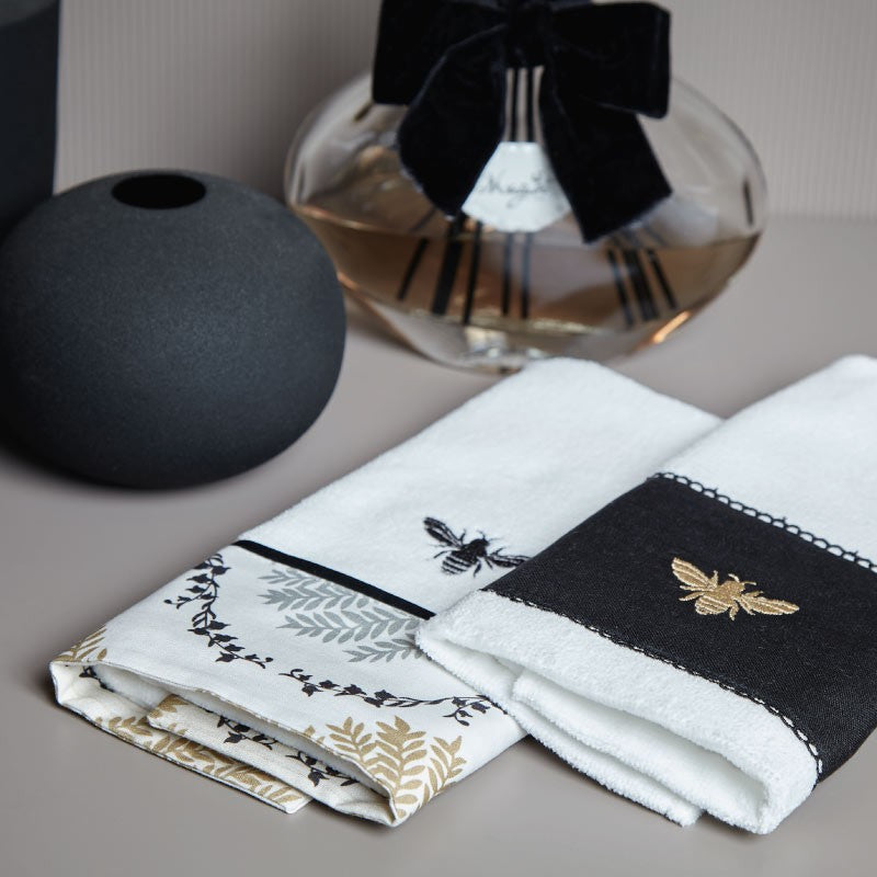 Toalha Lavabo Royal Garden Estamp/ Bordado