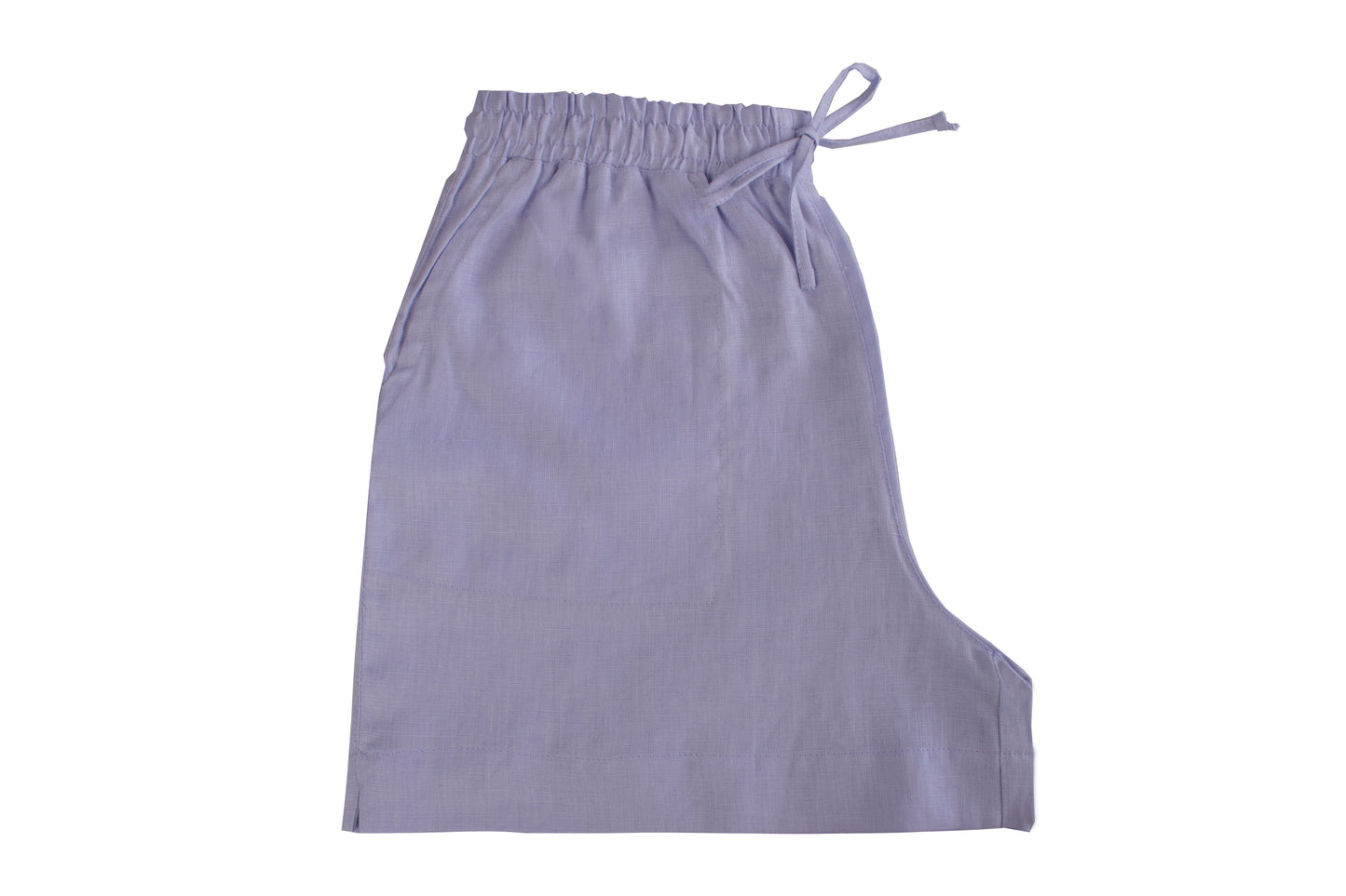 Shorts Jardim Do Amanhã Alfaiataria Linho Lavanda