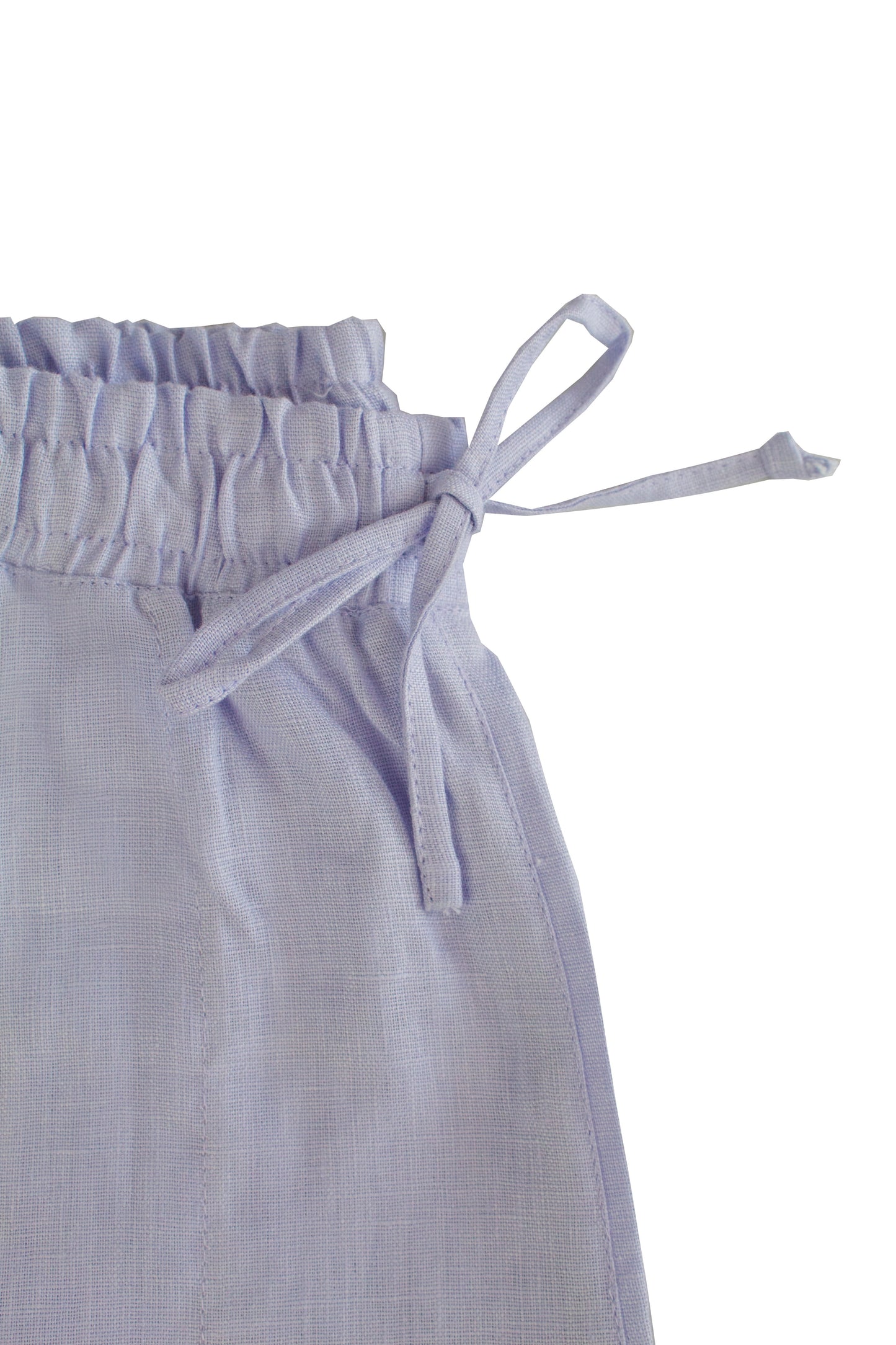 Shorts Jardim Do Amanhã Alfaiataria Linho Lavanda