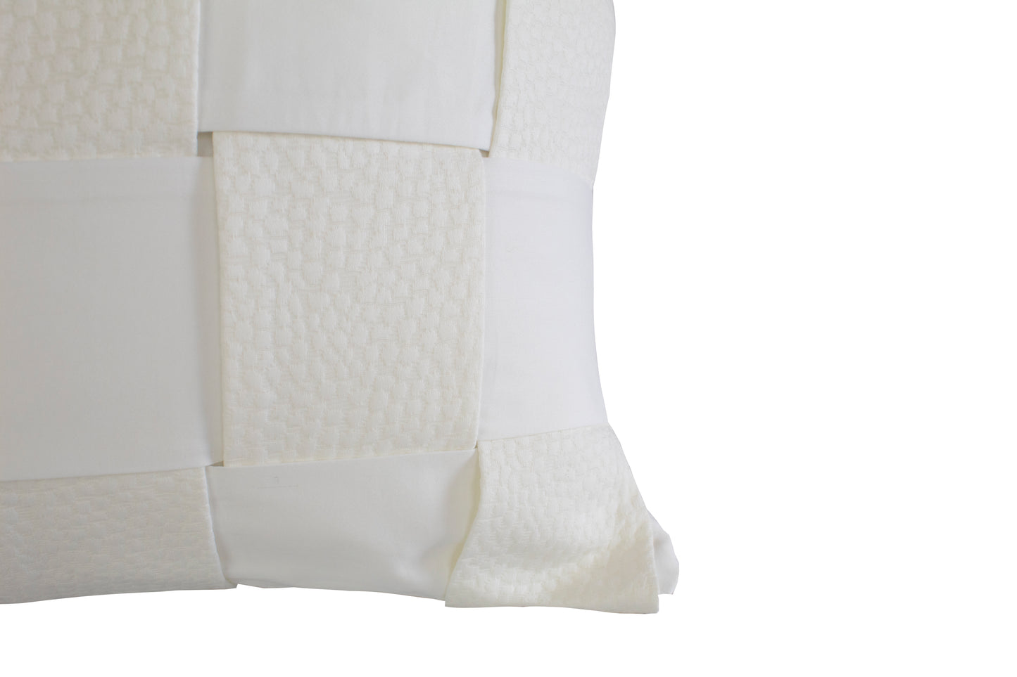 Almofada Éden Squares Piquet Italiano e 600 Fios 50x50