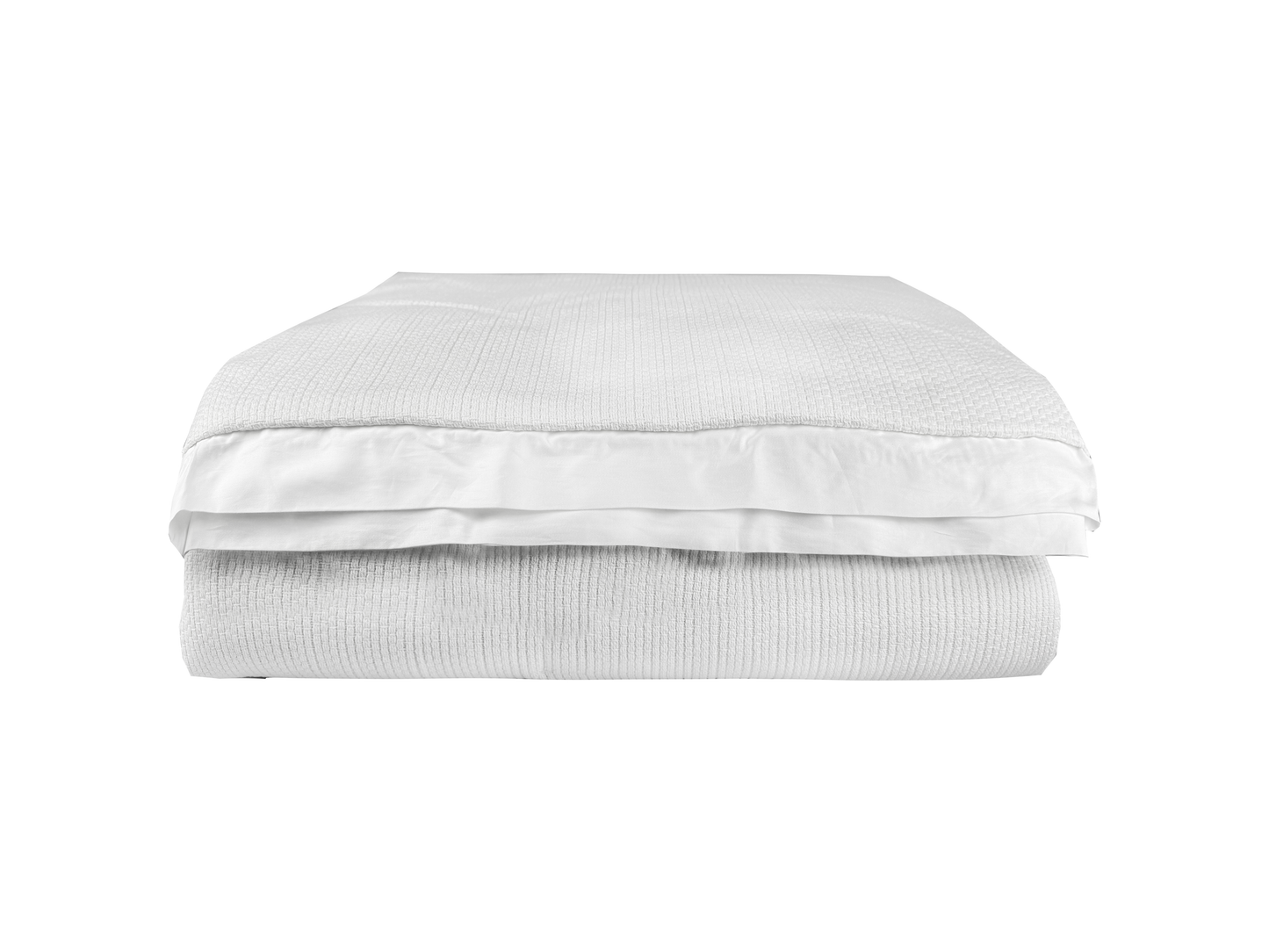 Colcha Costa Serena Tecido Decor Branco e 600 Fios