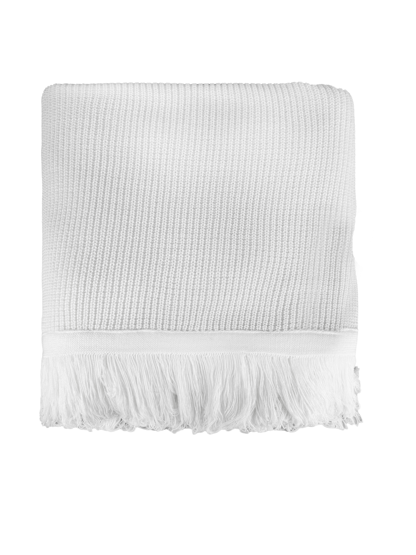 Manta Em Tricô Costa Serena offwhite 1,60x2,60