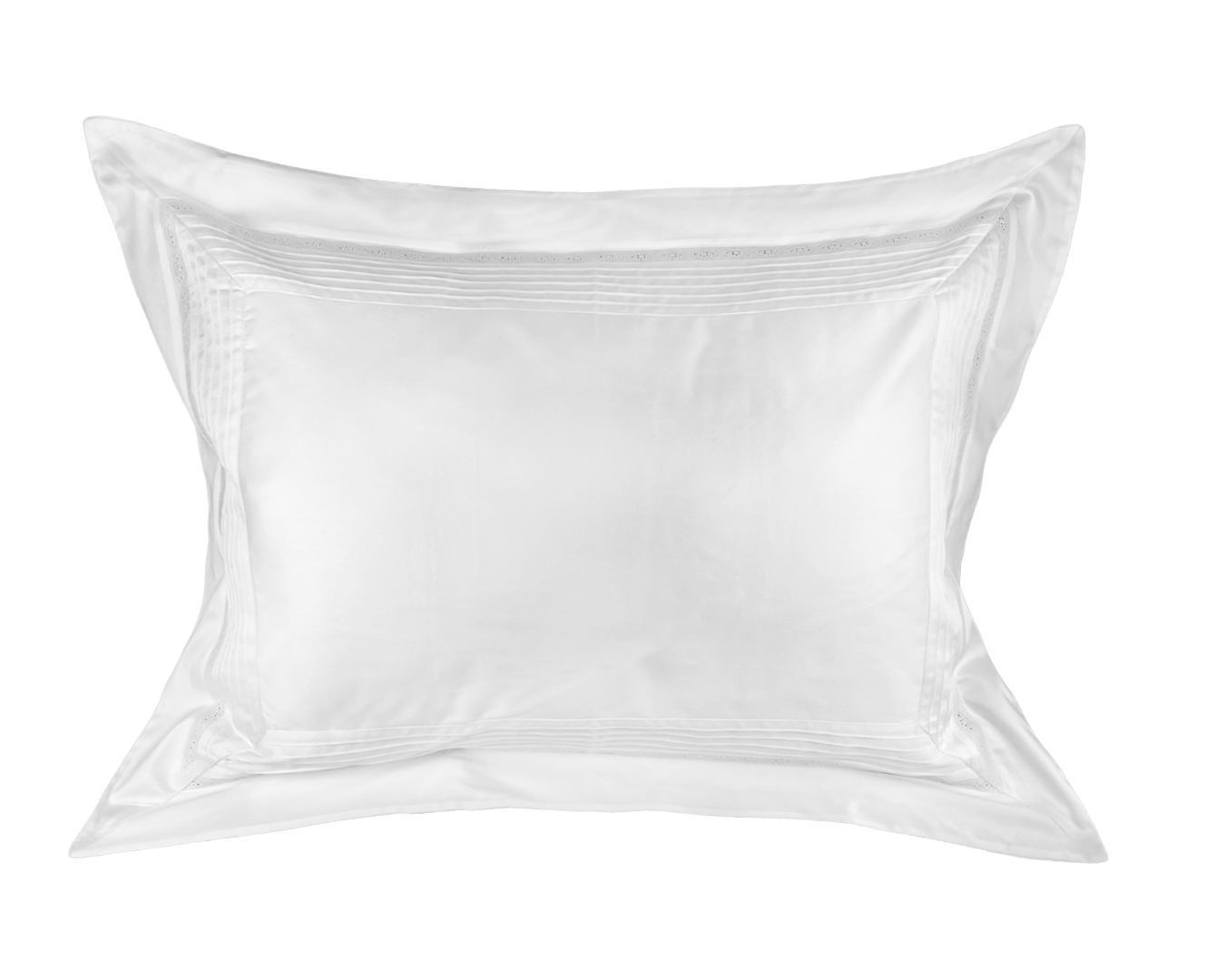 Fronha Avulsa Darling Branca Bordado Branco 4 Abas - Muguet Home
