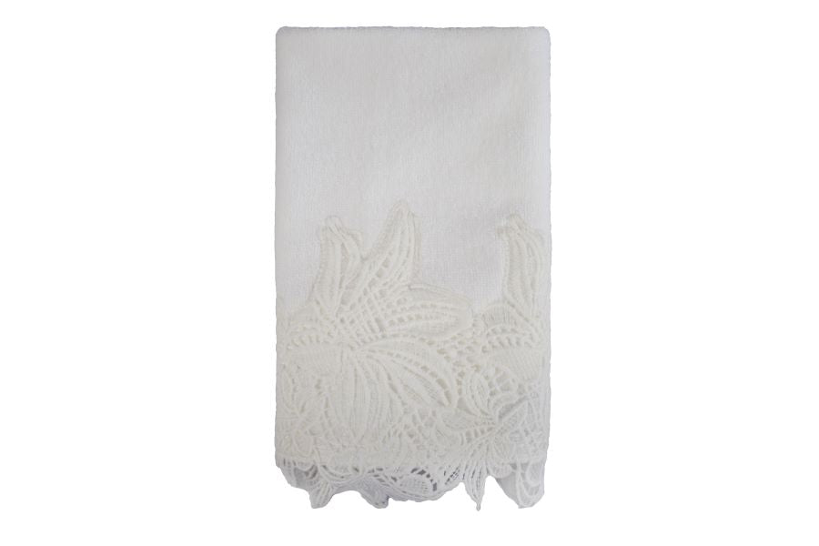 Toalha lavabo Jardim de Verão renda