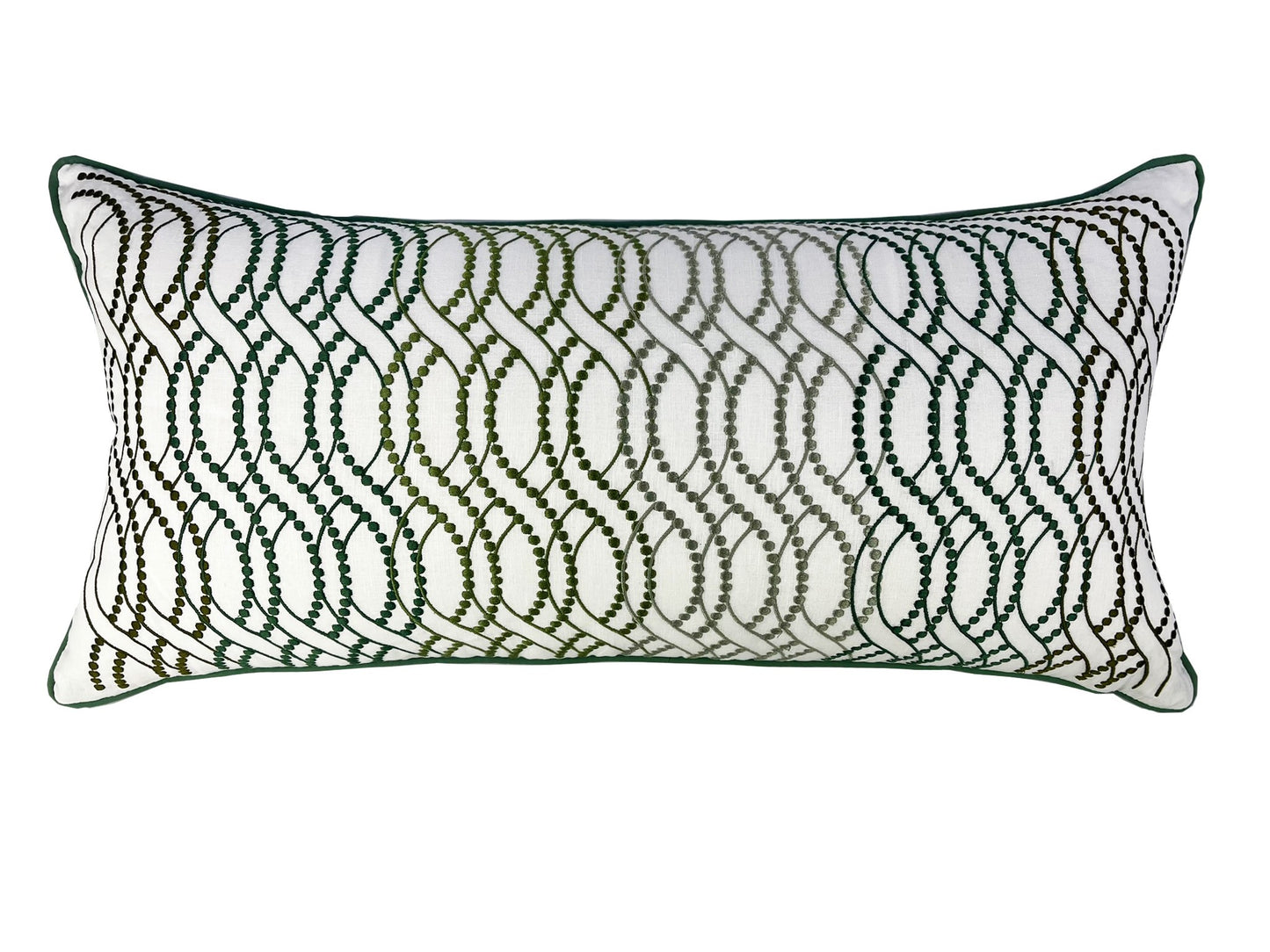 Almofada Bossa Linho Bordada 35x70 - Muguet Home