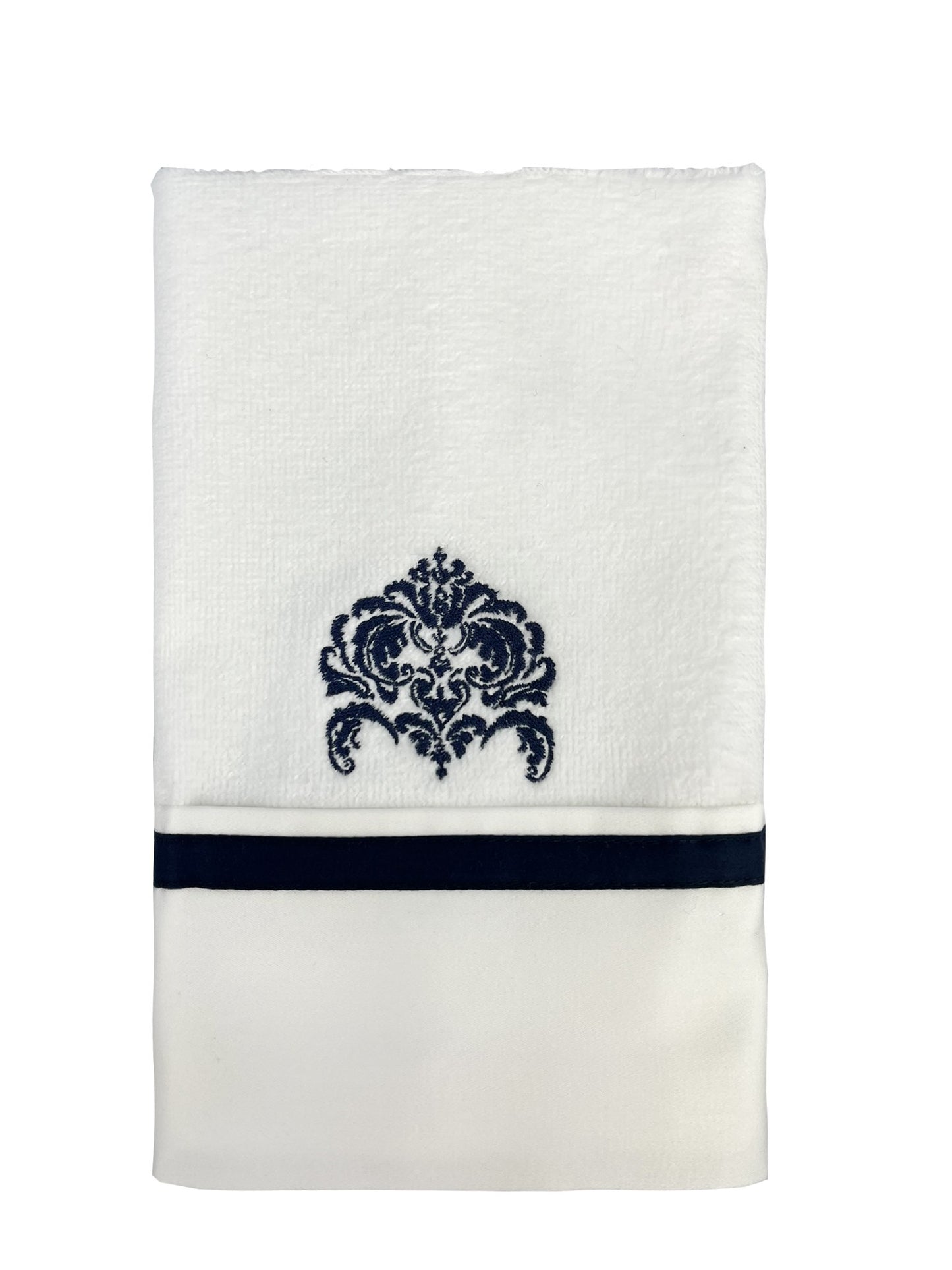 Toalha Lavabo Amboise Bordado Brasão 35X50