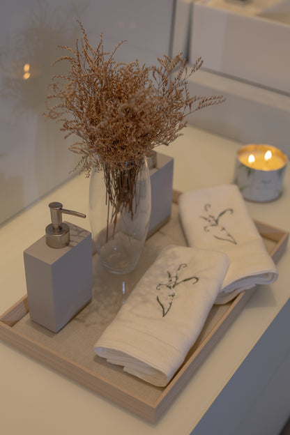 Toalha De lavabo Les Muguets Bordada - Muguet Home