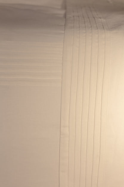 Capa Para Duvet Les Muguets Linho e 600 Fios Branco Plissê - Muguet Home