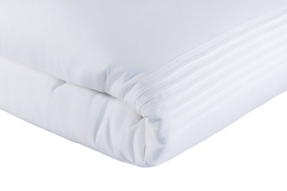 Capa Para Duvet Les Muguets Linho e 600 Fios Branco Plissê - Muguet Home