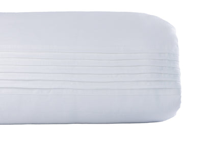 Capa Para Duvet Les Muguets Linho e 600 Fios Branco Plissê - Muguet Home