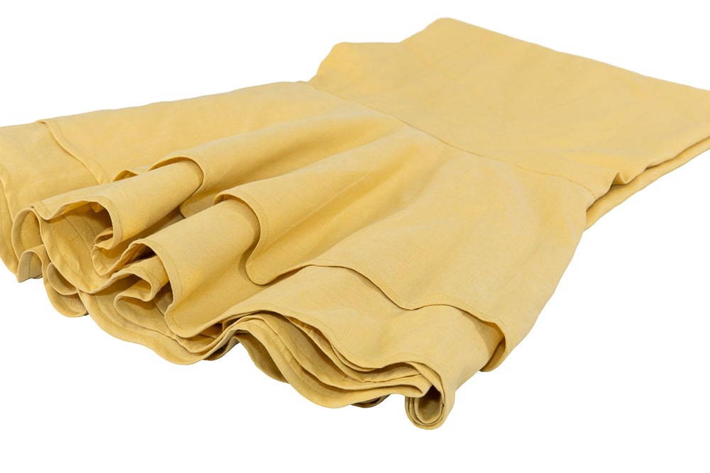 Manta Soleil De Souvenirs Linho Jaune Evase 1,50x2,50