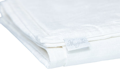 Peseira Pages Blanches Shantung De Seda Off White 0,60x2,50