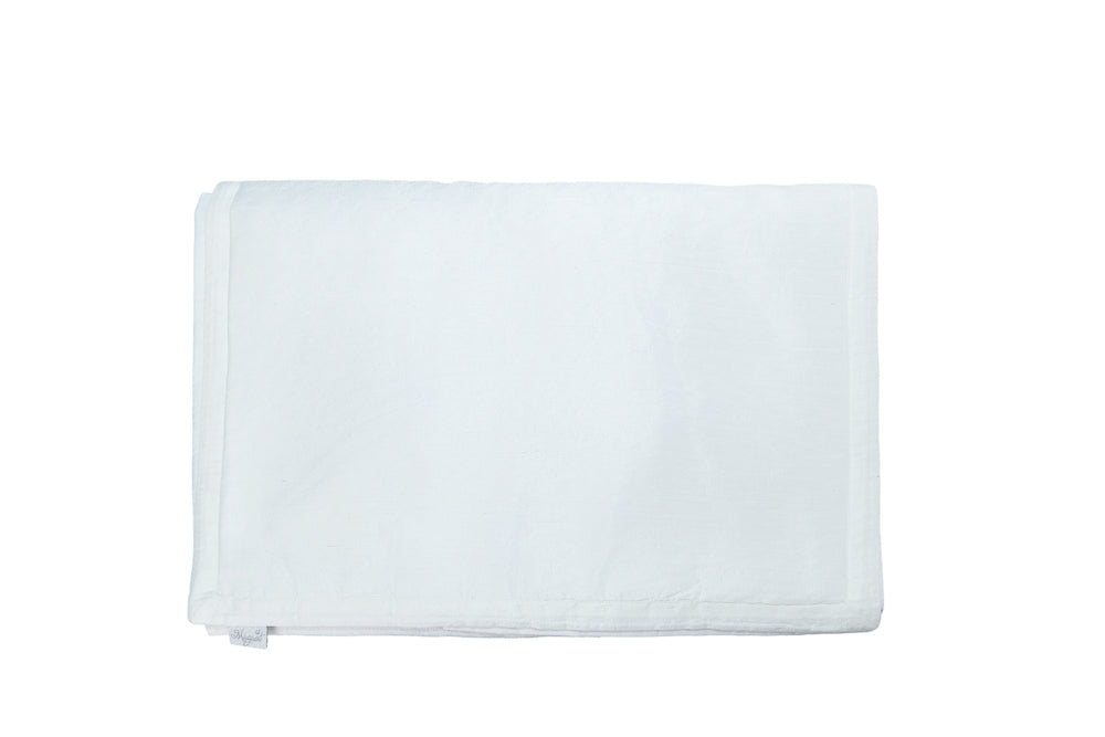 Peseira Pages Blanches Shantung De Seda Off White 0,60x2,50