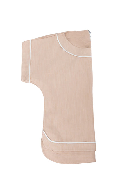 Pijama Curto Feminino Souvenirs D'Été - 2 Peças - Shorts e T-Shirt Bambu 400 Fios