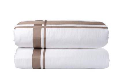 Capa Para Duvet Refúgio Branco/Cacau 600 Fios - Muguet Home