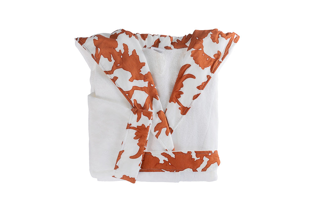 Roupão Refúgio Campestre Capuz Estampado Tam Ùnico - Muguet Home