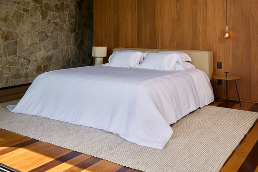 Capa Para Duvet Épure Botanique Drapé 100% Bambu - Muguet Home