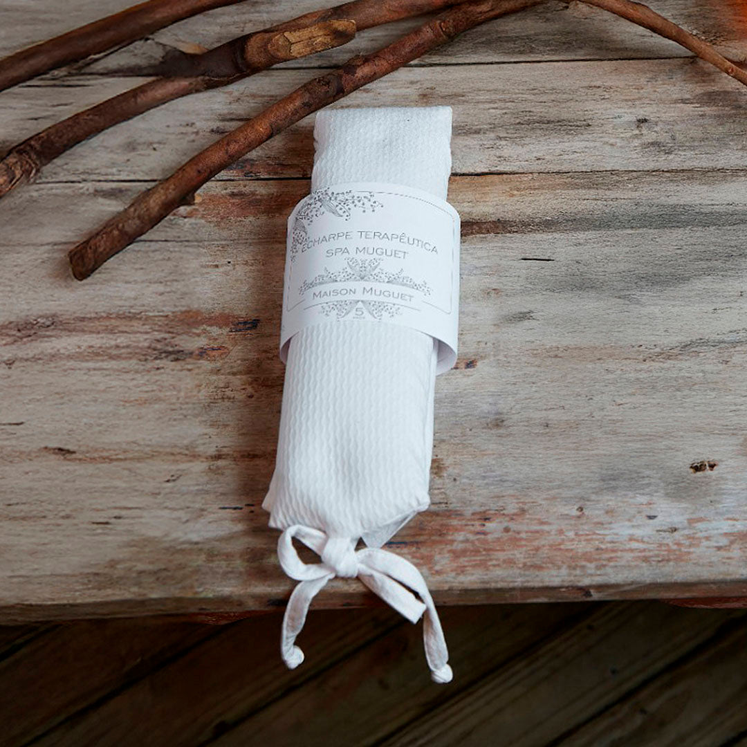 Kit Ritual de Pausa: Roupão Bonheur Du Muguet + Toalha para Cabelo + Rolo Spa + Um presente Muguet - Muguet Home