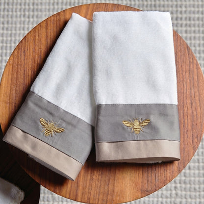 Toalha Lavabo Abeille Bordada - Muguet Home