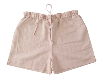 Shorts Prado Alfaiataria Linho Rosa